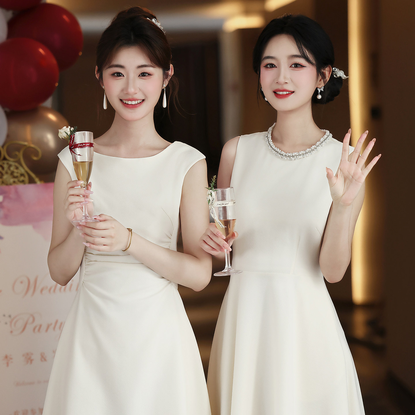 伴娘服女2026新款夏季平时可穿图片