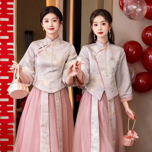 新中式伴娘服2025夏季新款