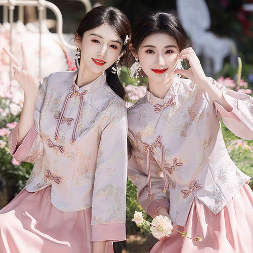 伴娘服礼服小个子高级感姐妹团