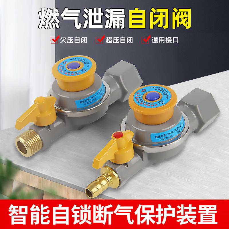 天然气自闭阀 燃气管道家用灶前漏气保护器 超压防爆安全自闭阀门