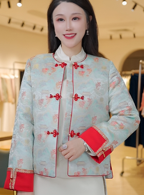 春秋新中式时尚季气质中国风外套7228