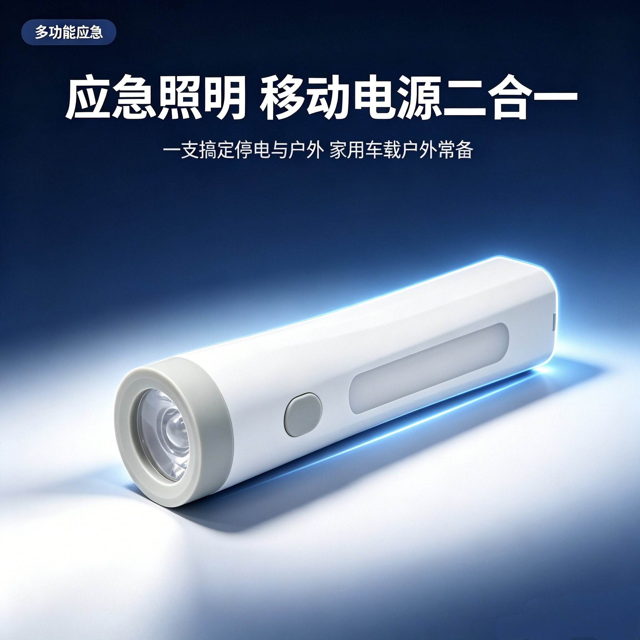 应急手电筒移动电源二合一