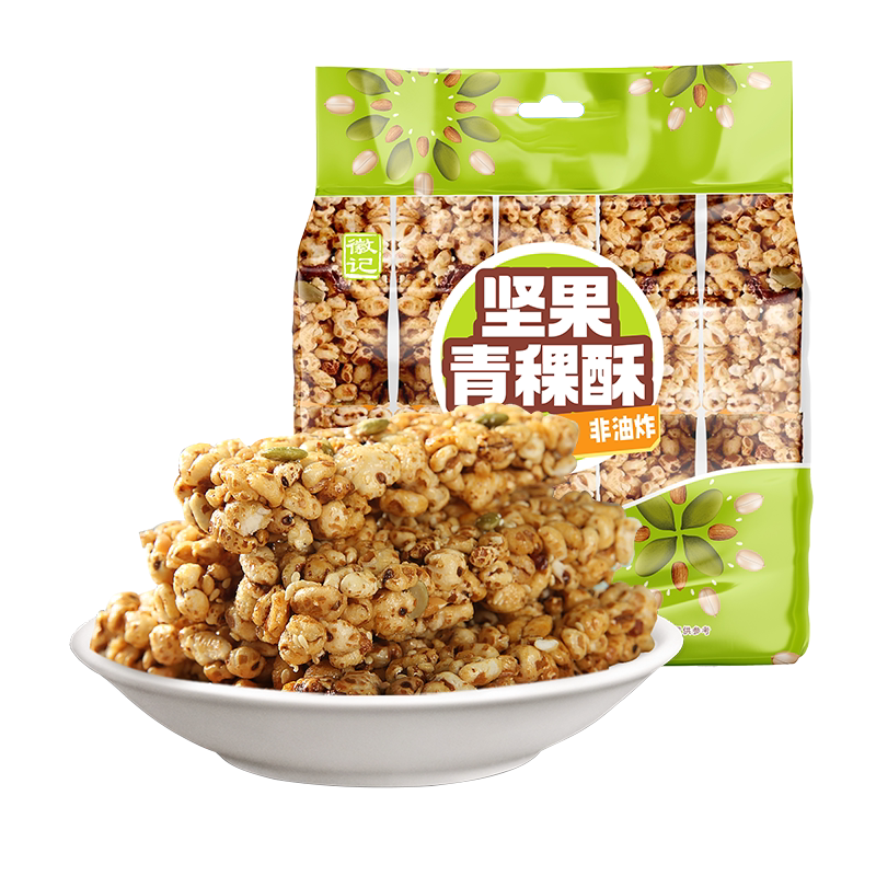 【徽记坚果青稞酥】满口谷物香酥脆不粘牙非油炸更健康