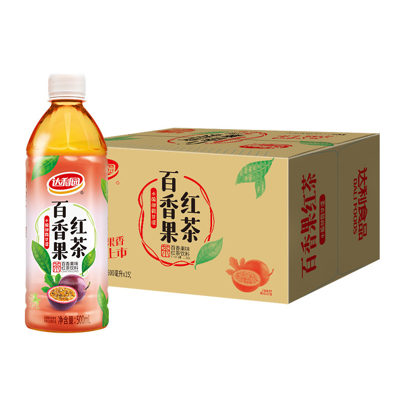 达利园百香果红茶500ml*15瓶
