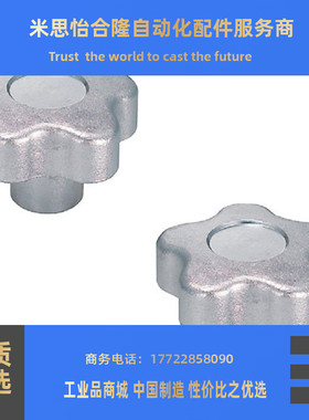 五角旋钮NPBFS32-5 NPBFS40-6 NPBFS50-8 NPBFS63-10铝制/树脂