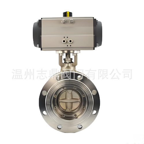 D643-16C三偏心法兰硬密封蝶阀铸钢涡轮传动双作用