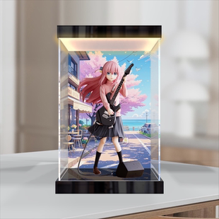 灯箱收纳盒适用FuRyu TENITOL孤独摇滚后藤独后藤一里手办亚克力