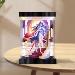 遗君 缄默德克萨斯 VER.手办 明日方舟 灯箱收纳盒适用Myethos