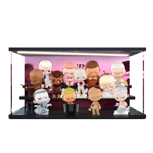 POPMART泡泡玛特 KUBO 呼吸感应系列手办盲盒亚克力展示盒灯光盒