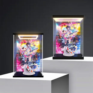 手办模型灯光彩绘背景收纳盒 初见Ver.高透 适用镜色协响 乐正绫