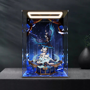 适用王者荣耀入梦系列Myethos天鹅之梦小乔手办模型回型灯展示盒