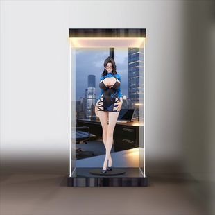 适用Super 创新紫罗兰芬香素体&温感漆 井上鸢手办防尘灯箱收纳盒