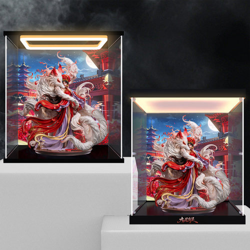 贝格宝彩绘收纳盒适用否极 AmerFort 糖王周毅之《九尾有灵》手办