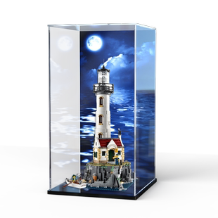 乐高IDEAS系列21335电动灯塔创意儿童玩具 积木专用收纳盒展示盒