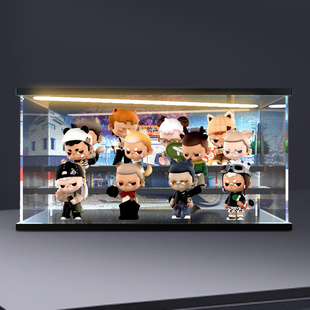 亚克力开门款收纳盒适用 泡泡玛特 KUBO 四代 每时每刻系列盲盒