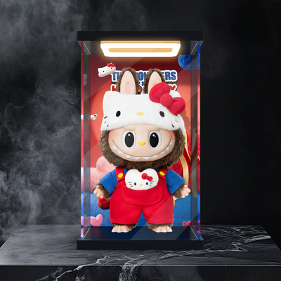 贝格宝适用泡泡玛特THE MONSTERS × HELLOKITTY搪胶公仔收纳盒