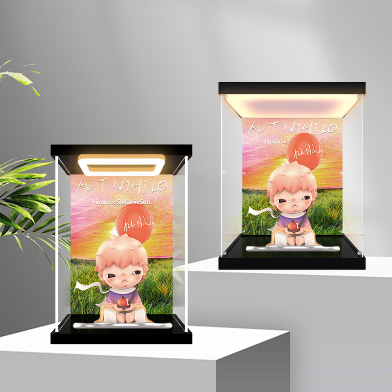 防尘收纳盒适用泡泡玛特小野Hirono孙燕姿 联名就在日落之后 手办