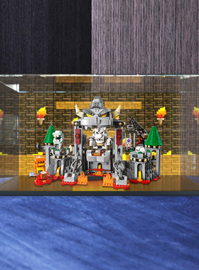 亚克力展示盒适用乐高71423枯骨酷霸王城堡大战扩展关卡收纳盒