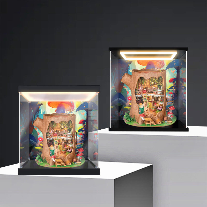 贝格宝适用若态若来若客童话树屋微缩积木模型玩具亚克力收纳盒,收纳整理,手办收纳盒,淘宝优惠券,粉丝福利购,淘宝优惠卷