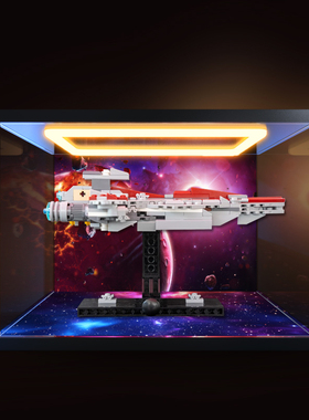 回形灯盒适用积木75404星球大战系列欢呼者级攻击舰亚克力收纳盒
