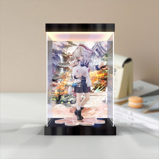 适用RIBOSE核糖文化绷坏:星穷铁到 小不点猫猫 景元亚克力收纳盒