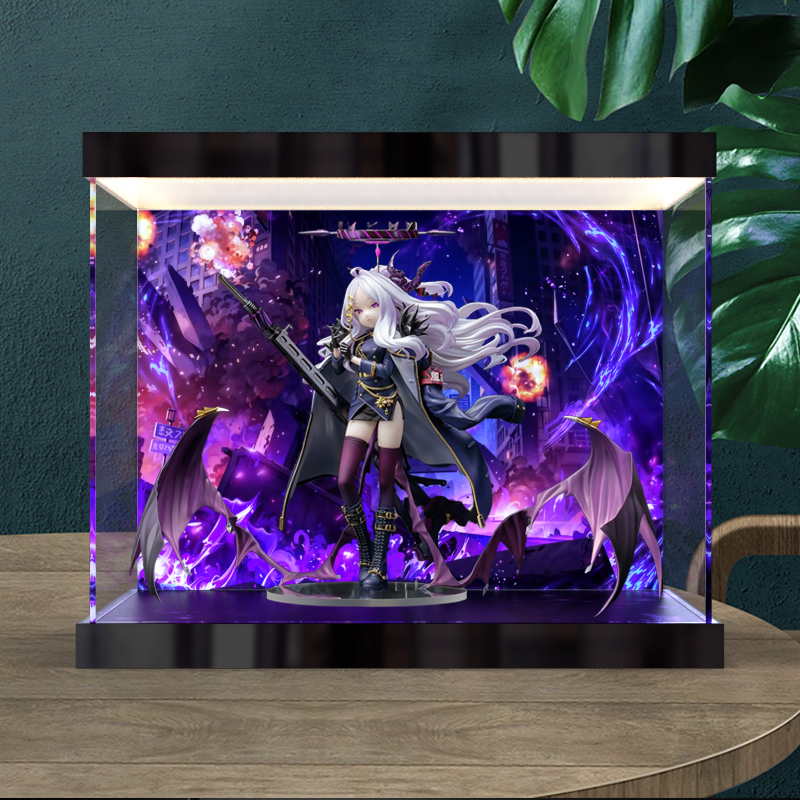 灯箱款防尘亚克力高清 收纳盒适用Bfull  蔚蓝档案 空崎日奈手办