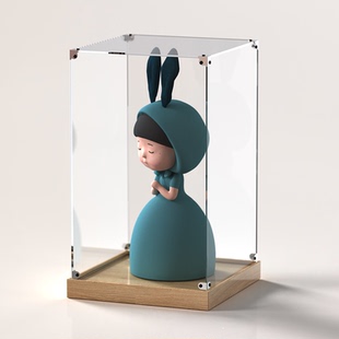 可定制亚克力展示盒适用乐高玩具防尘罩动漫手办模型收纳透明盒子