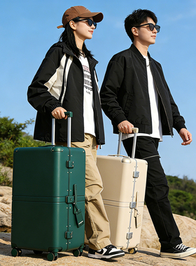 「MUSE奖」超大容量37深仓行李箱女PC结实耐用铝框箱旅行密码箱男