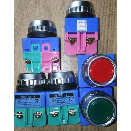 韩国龙声YongSung 按钮开关YSAP12-11 1a1b 原装YSAP13-11