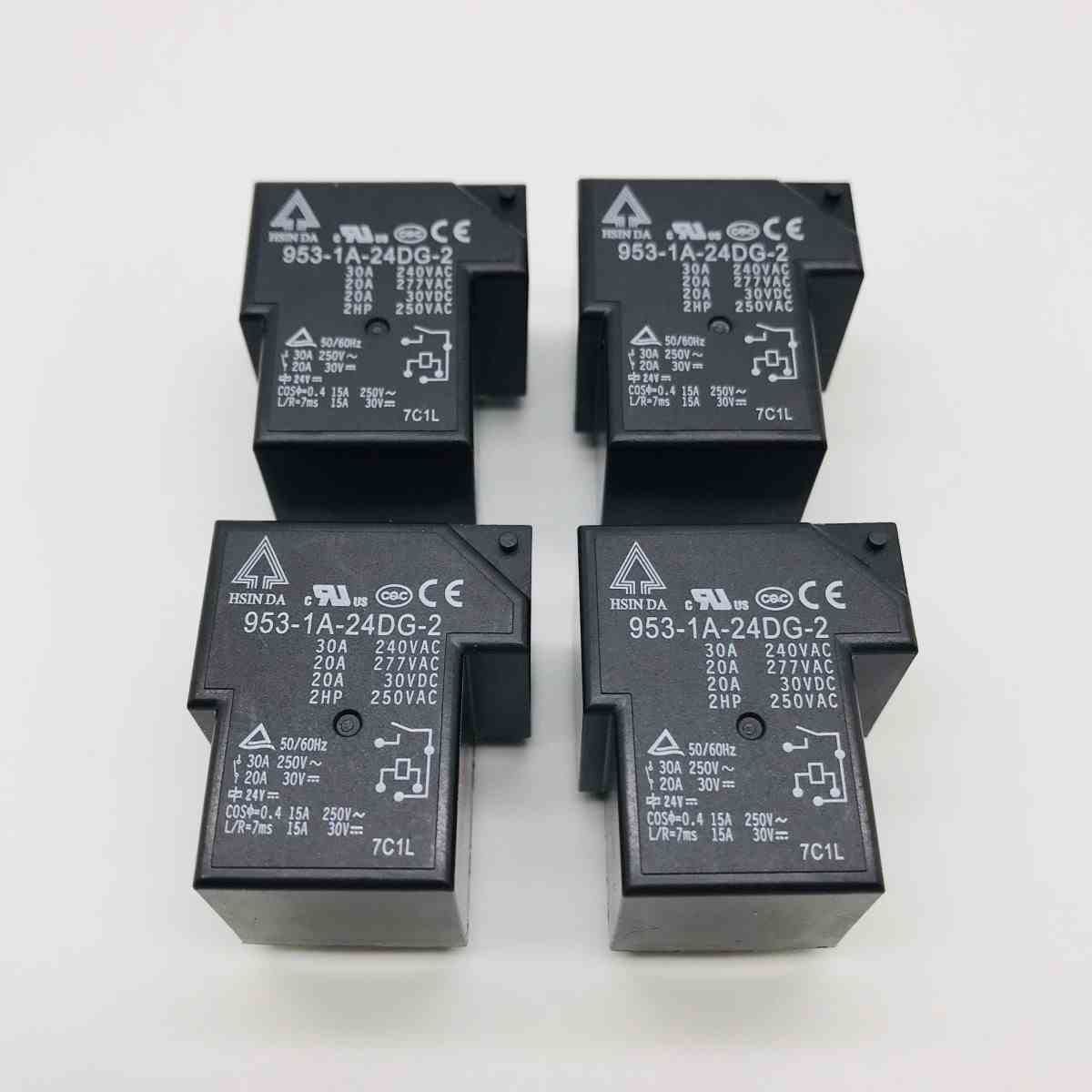 953-1A-5/12/24DG-2一组常开5脚30A240VAC台湾欣大继电器5V12V24V