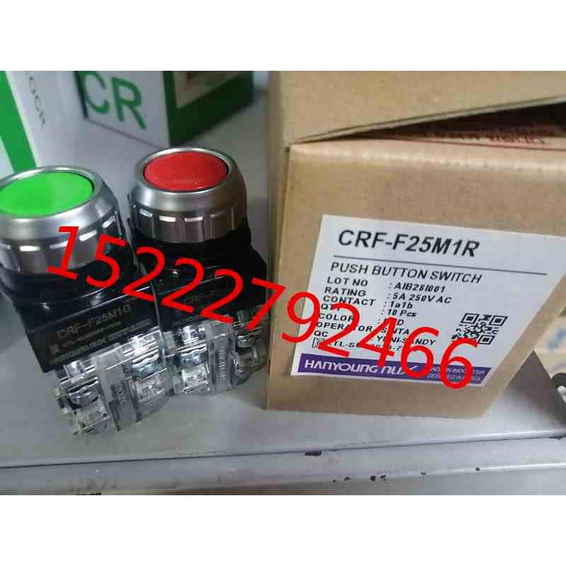 原装韩荣NUX按钮开关CRF-F25M1R CRF-F25M1G CRF-F30M1CRF-F30M1G