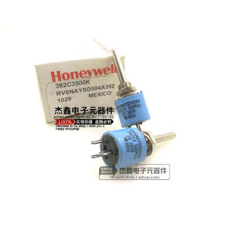 RV6NAYSD504A 392C3500K Honeywell导电塑料电位器500KΩ 10%