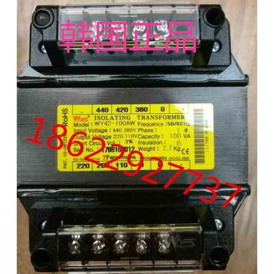 韩国进口WOONYOUNG云永WYES变压器 WY42-100AW