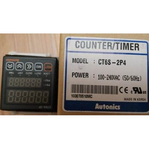 奥托尼克斯AUTONICS原装计数器CT6S-2P4T(CT6S-2PAC220V) 485通讯