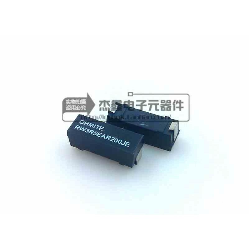RW3R5EAR200JE OHMITE 3.5W线绕功率电阻0.2欧 0.2R 5%