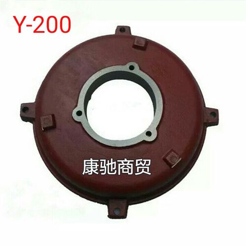 Y200-4卧式电机端盖 前后盖法兰盖适用30千瓦 后端盖电机维修配件