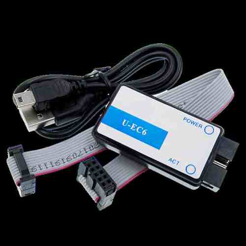 全新C8051F单片机仿真器U-EC6下载器EC6新华龙C8051F020 320 EFM8
