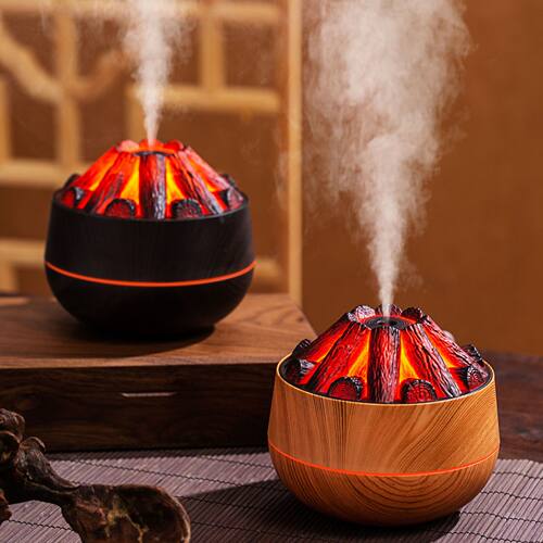 氛围感小夜灯加湿器仿真