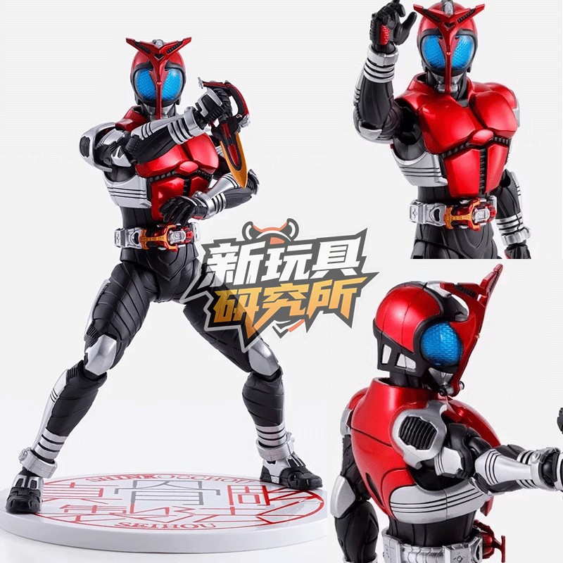 假缅shf琦仕真骨雕 甲斗基础形态 kabuto 10周年成品手办玩具模型