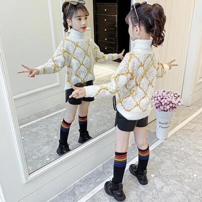 女童毛衣套头衫秋冬装202