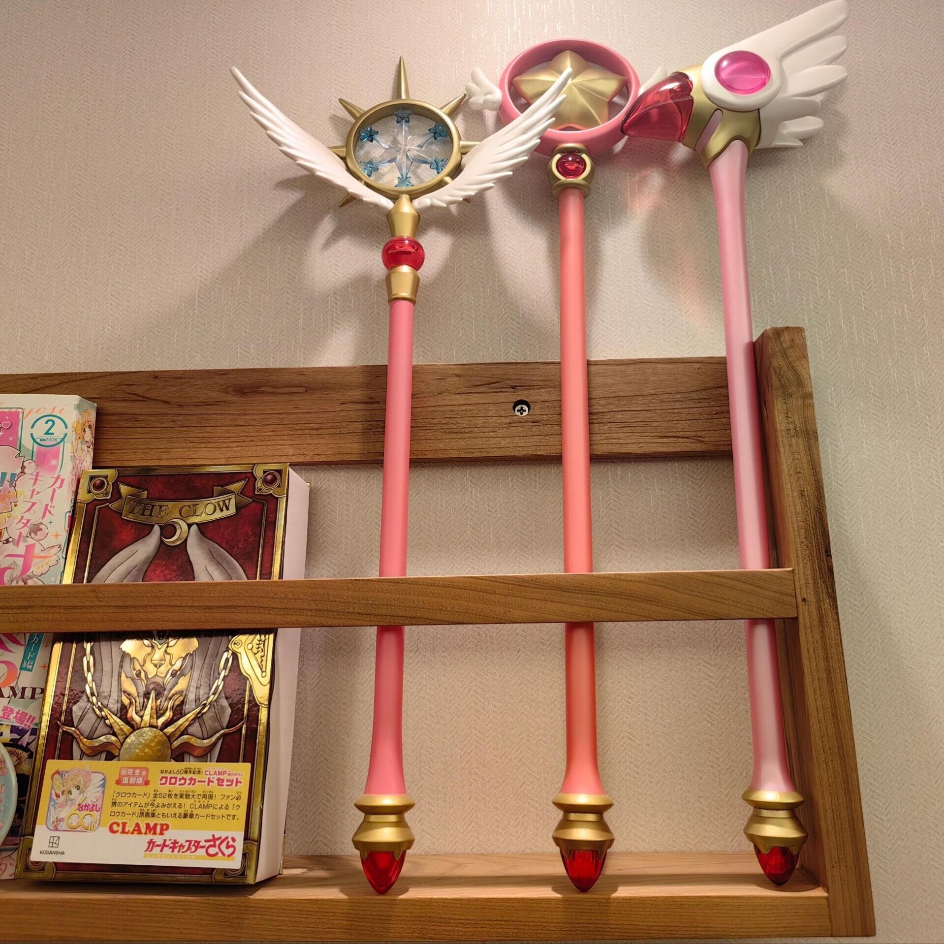 百变小樱魔法棒手办少女樱cosplay鸟头之杖星星梦之杖樱伸缩手杖