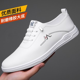 帕拉鞋男款2025新款头层牛皮鞋男士一脚蹬真皮休闲鞋软底驾车a32