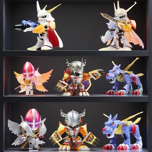 正版现货万代plabako数码宝贝拼装模型盲盒战斗暴龙兽手办周边潮