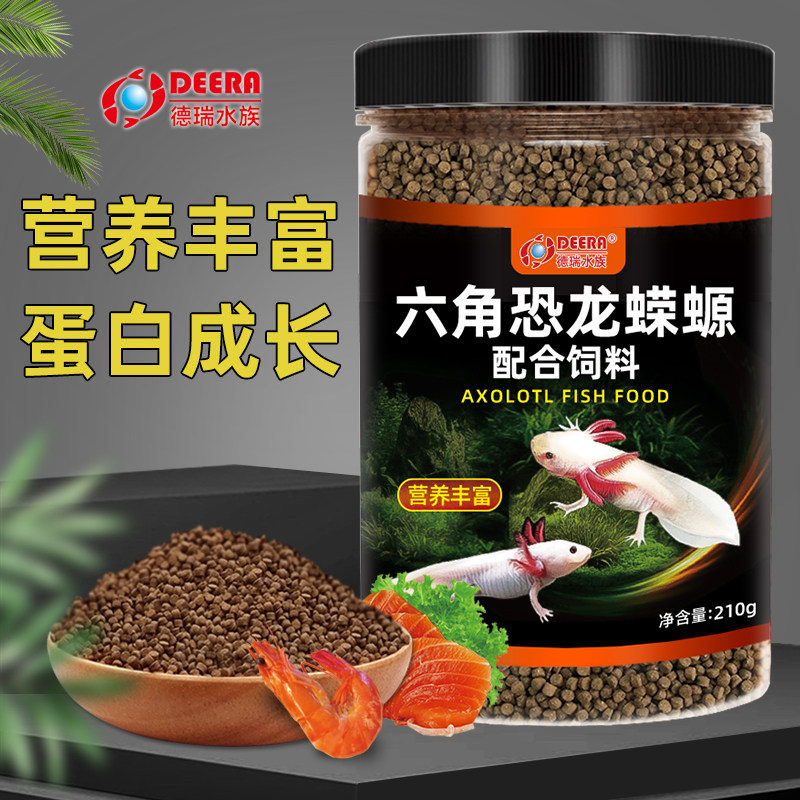 东方蝾螈沉底小颗粒六角恐龙鱼