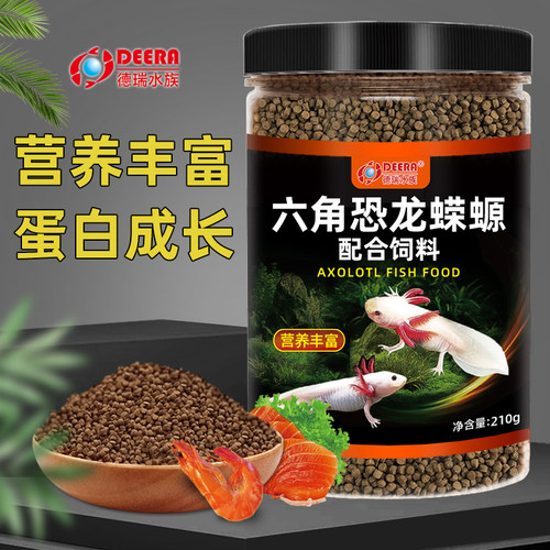 东方蝾螈沉底小颗粒六角恐龙鱼