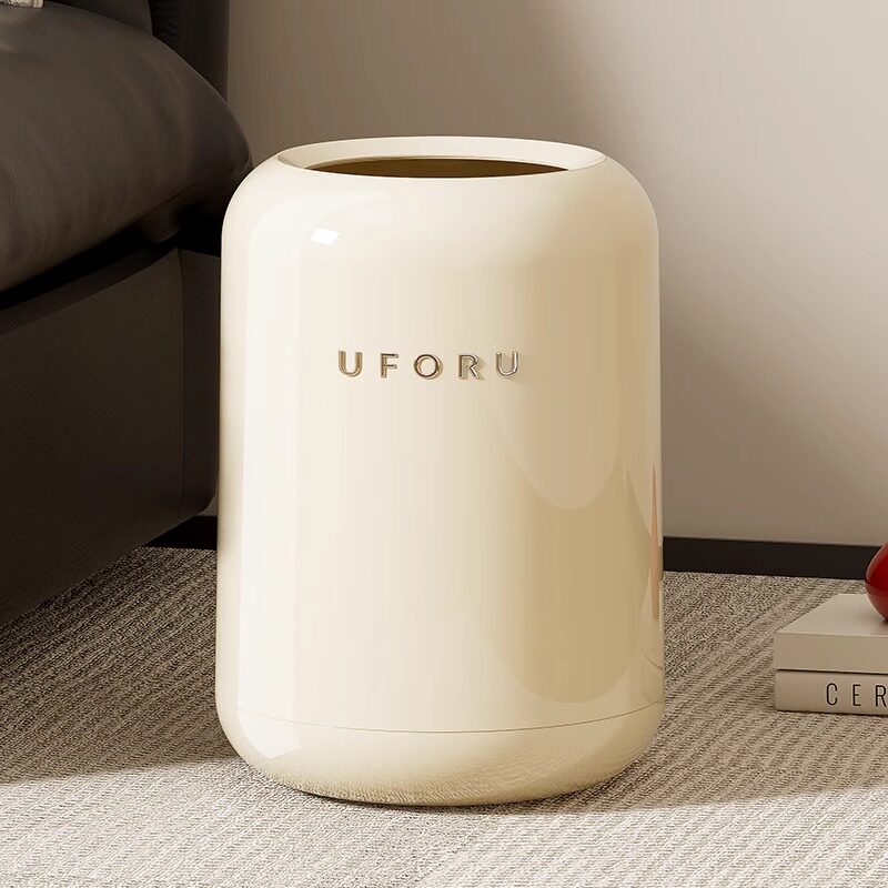 新款奶油风高颜值网红垃圾桶