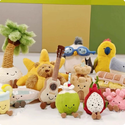 趣味阿鲁巴岛椰子椰青可爱毛绒玩偶娃娃公仔挂件礼物2025夏季新品