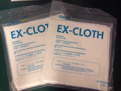 进口EX-CLOTH百级无尘擦拭布超细纤维无尘布无尘室专用精密清洁布