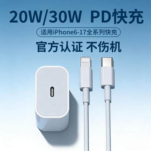 适用苹果iPadPro9.7英寸数据线A1673充电器原正装品A1674平板电脑快闪充平果iapdpor长线2M速冲线tapc爱派的