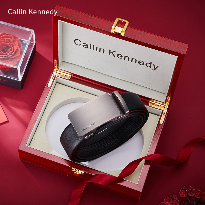 Callin Kennedy高档皮带男士自动扣2025新款真皮头层牛皮正品腰带,服饰配件/皮带/帽子/围巾,腰带/皮带/腰链,淘宝优惠券,粉丝福利购,淘宝优惠卷